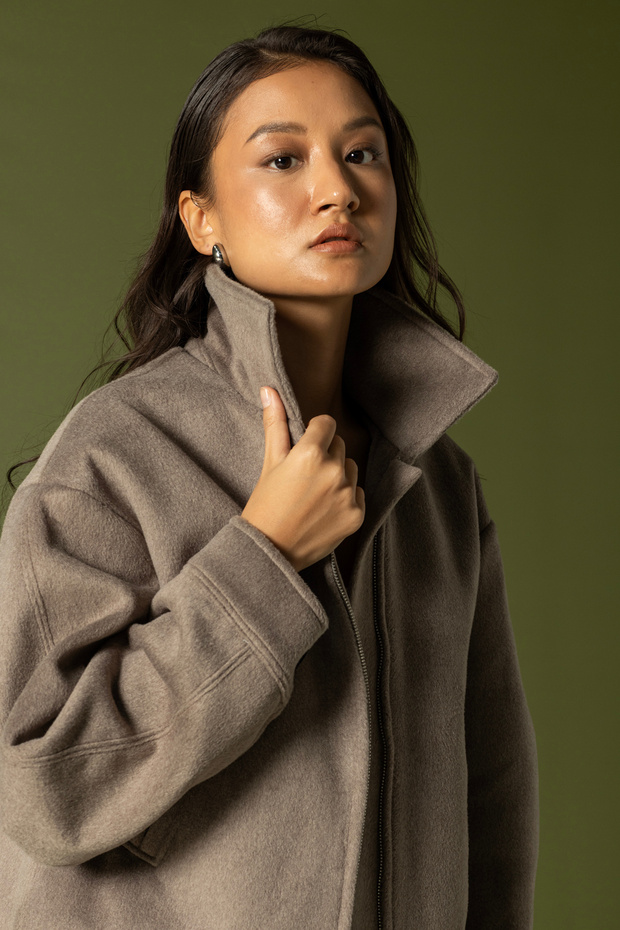 Jachetă cu fermoar - 2