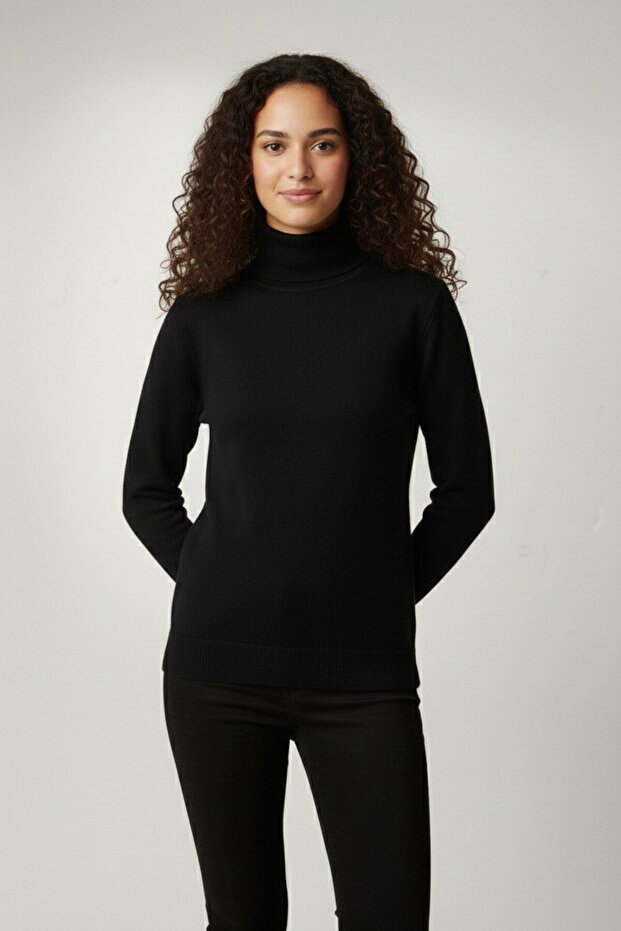 Women's Turtleneck Soft Knit Sweater