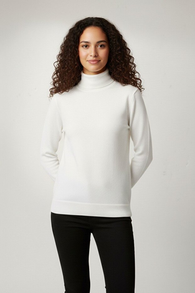 Women's Turtleneck Soft Knit Sweater