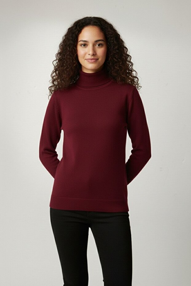 Women's Turtleneck Soft Knit Sweater
