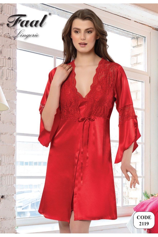 Women's Satin Nightgown Set