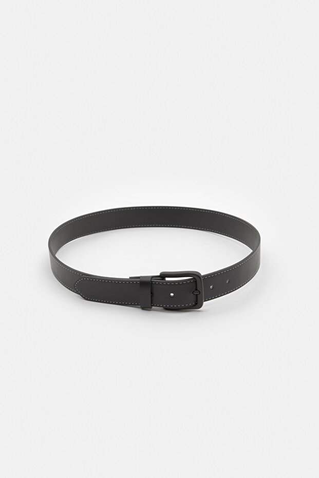 Suni deri dikişli kemer - 3