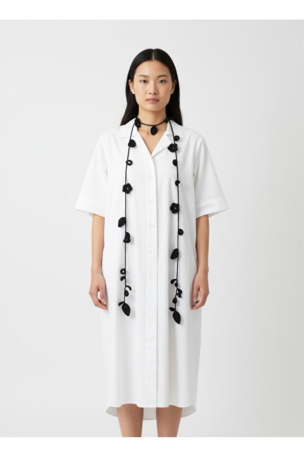 İp Örme Choker Kolye - 3