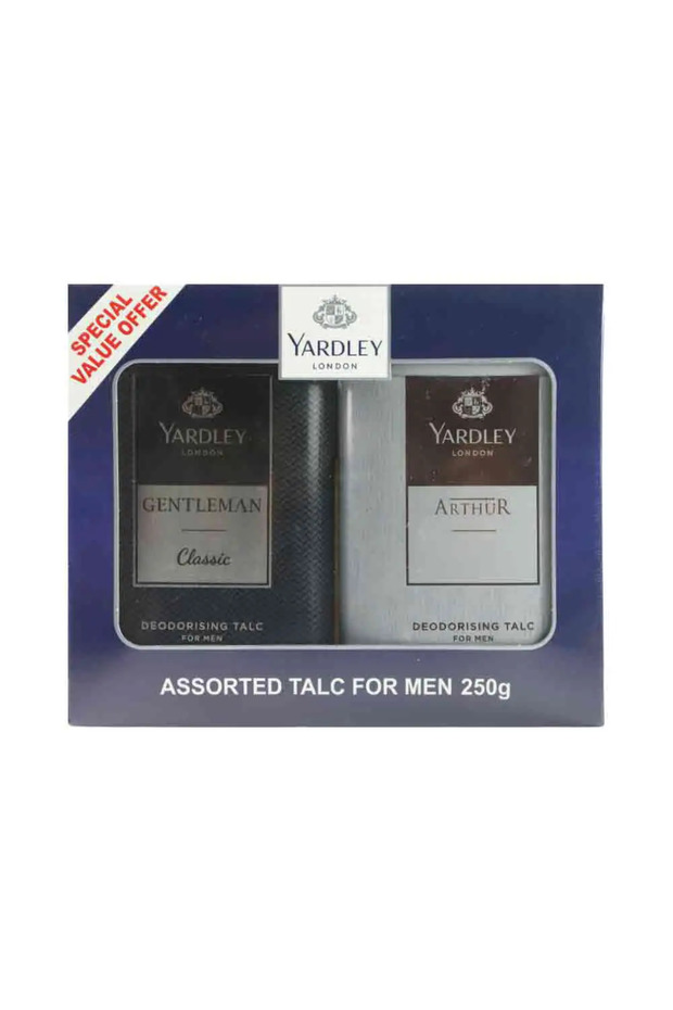 London Gentleman Classic and Arthur Deodorizing Talc for Men- 2X250gms