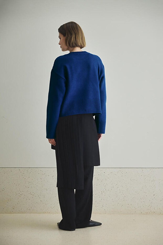 SAKS MİNİMAL KISA KAZAK - 7