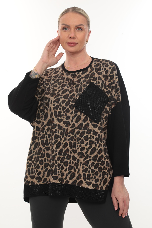 بلوزة كبيرة الحجم - 3