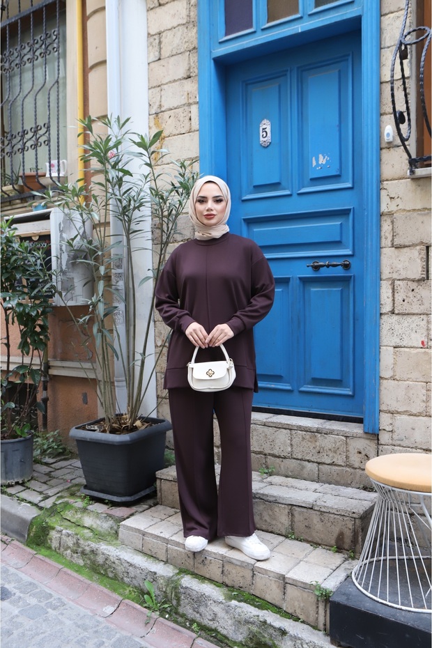 طقم بنطلون من قماش المودال من سيمالي