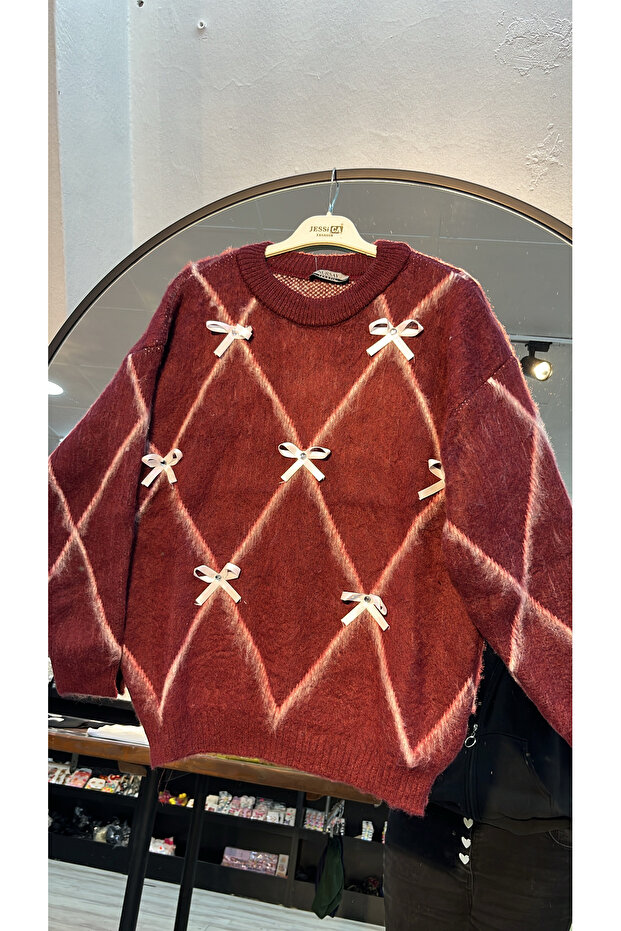 Kurdaleli bordo kazak - 2