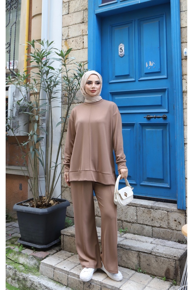 طقم بنطلون من قماش المودال من سيمالي