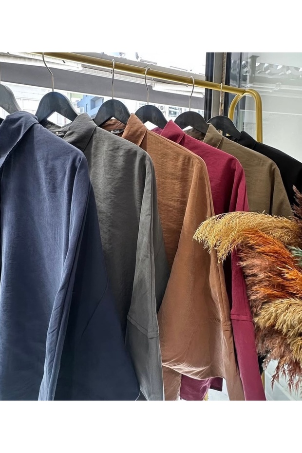 DOUBLE KOL MODAL OVERSİZE GÖMLEK - 4