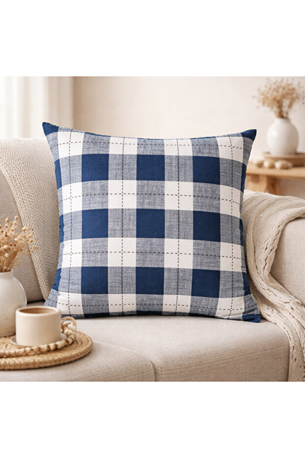 Cozy Room - Svampfly Cushion Cover, Dark Blue, 50X50 cm