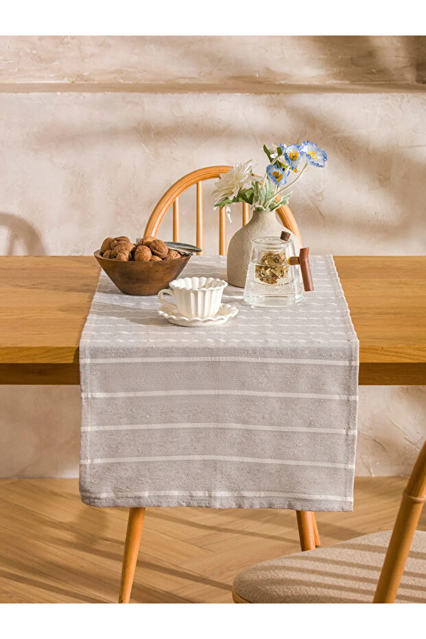 LCW HOME عداء مطرز باللون البيج مقاس 45x150 سم