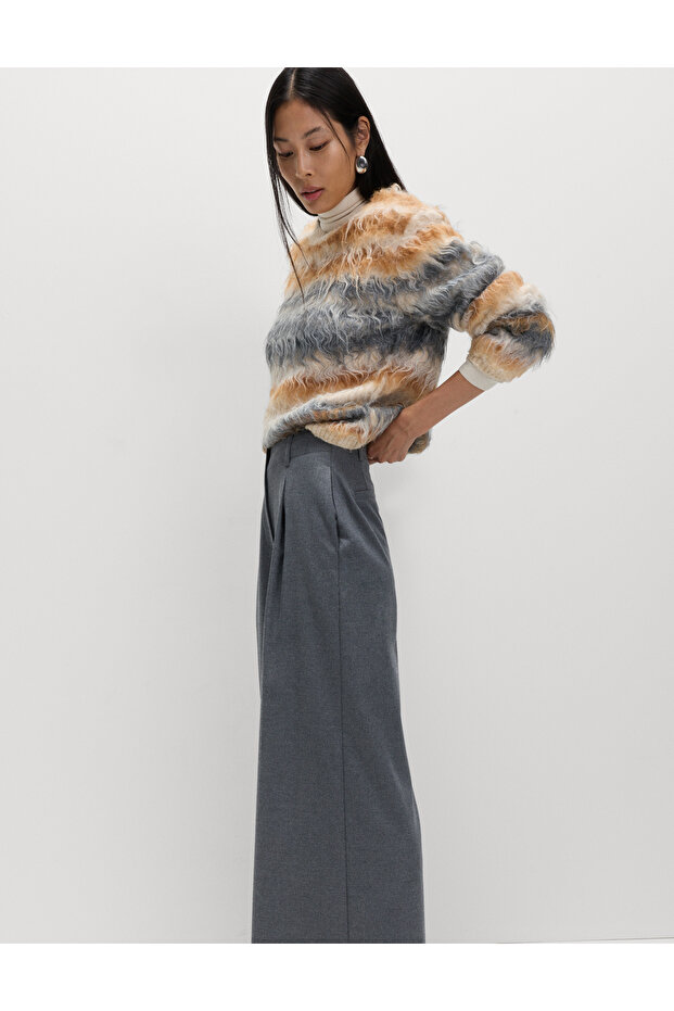 Geniş Paça Pantolon - 5