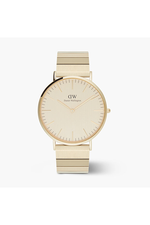 Daniel Welington Men's 40MM Gold Analog Stainless Steel Strap Watch | DW00100779