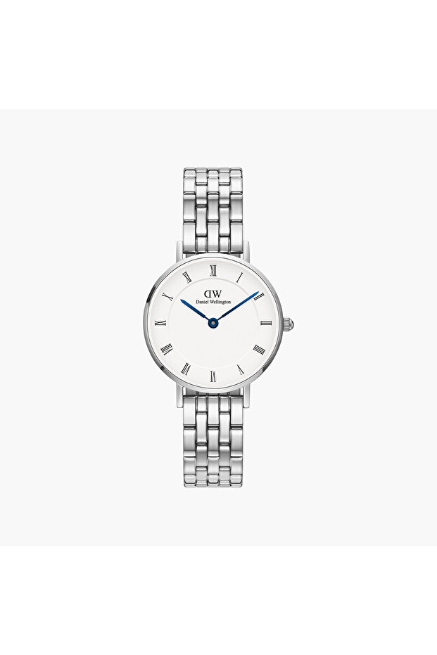 Women's 28 MM Silver Analog Stainless Steel Watch | DW00100685
