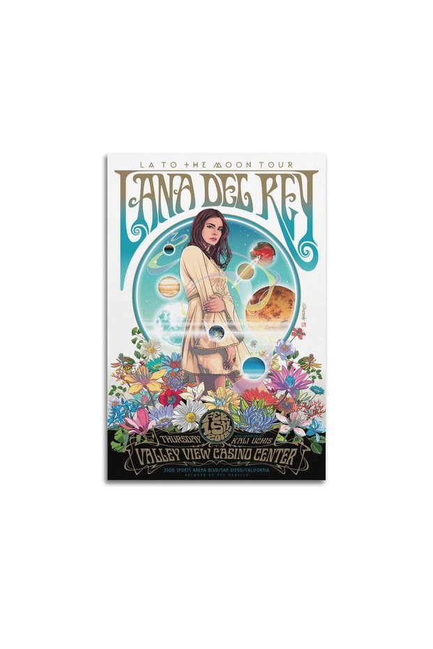 ALAYRA Lana Del Rey Poster Mussic Posters Canvas Art Poster Bedroom Decor Posters ()30X45 CM