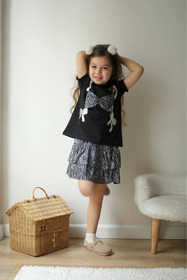 Girl skirted suit