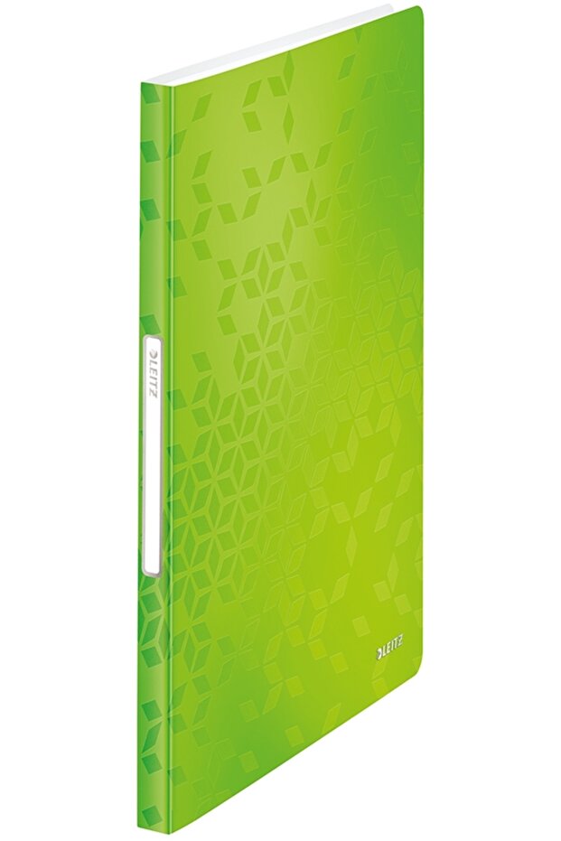 A4 presentation folder, 40 sheets, PP, WOW metallic green - 1