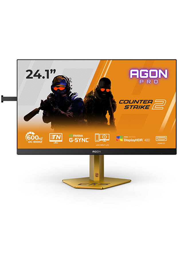 AGON CS24A 24.1" 610Hz(O.C.) 0.3ms G-Sync Pivot Counter-Strike 2 Edition Gaming Monitör - 1
