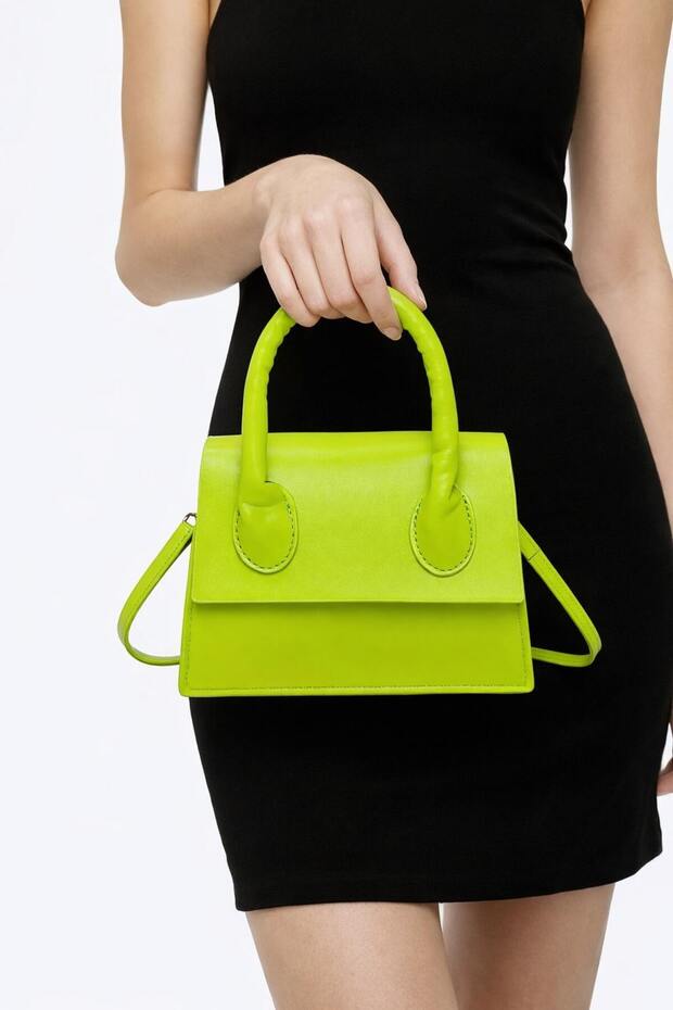 Single Handle Textured Crossbody Women's Mini Wallet Shoulder Bag