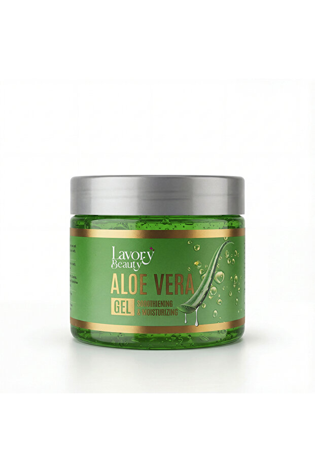 Natural AloeVera Moisturizing Gel for Face and Body with Natural Extracts + provitamin B5 (350 ml)