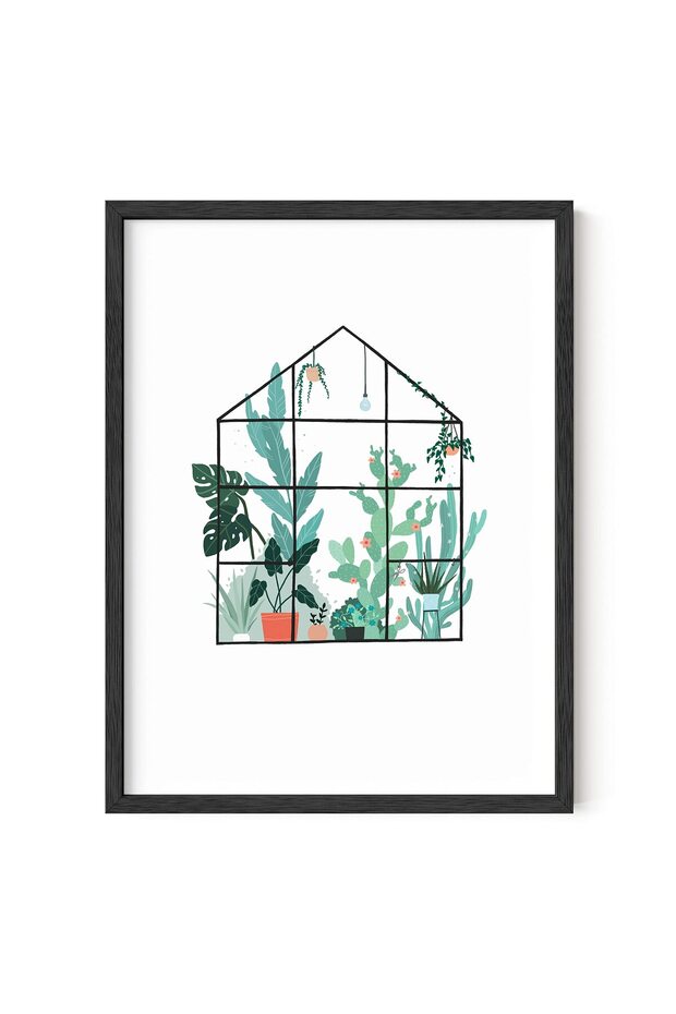ALAYRA Boho Botanical Prints Cactus Wall Art & Botanical Posters | Green Leaf Art Plant Pictures Wall Art Green Wall Art & Succulent Pictures for Wall UNFRAMED 12"X16"40.6X30.5 CM