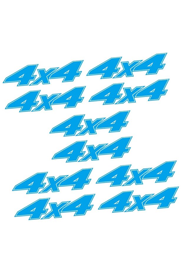 ALAYRA 10 Pcs 4x4 Stickers Laptop Computer Laptops Car Stickers Car Tail Decals Car Decals Vehicle