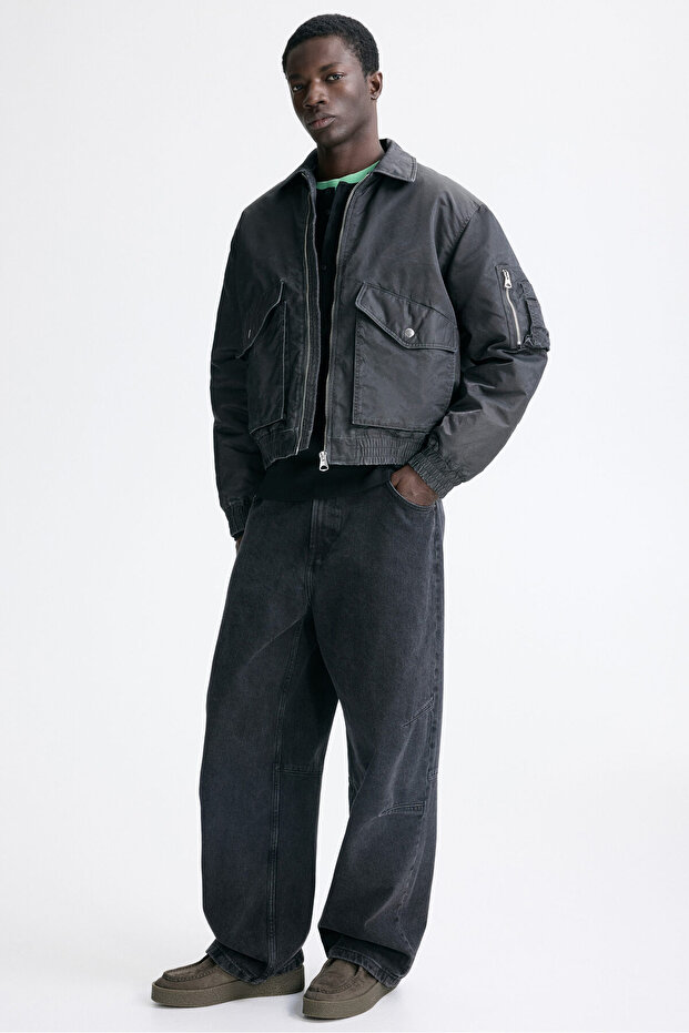 Dolgulu Pilot Ceketi - 3