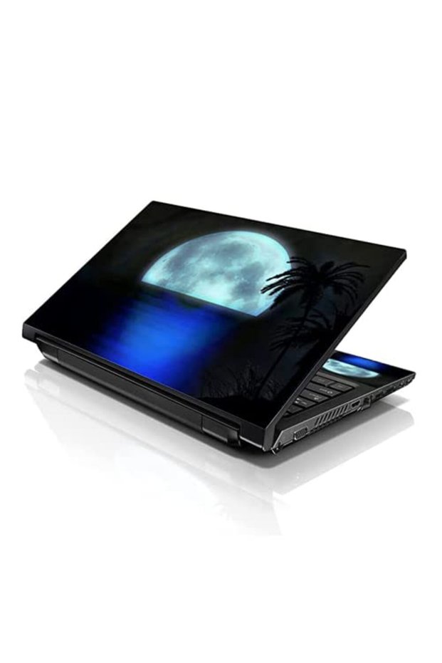 ALAYRA Laptop 15 15.6 Skin Cover with Colorful Beach Moon Light Pattern for HP Dell Lenovo Apple