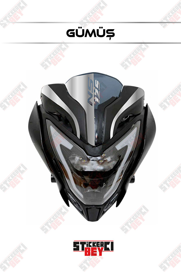 Pulsar Ns 125 Windshield Ns 125 Head Sticker Decal (Foil Cut)