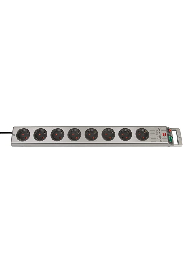Super-Solid 8 sockets, with switch, 2.5m - 1