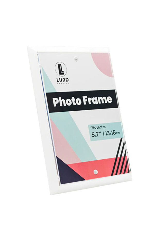 Magnet Frame Edge – 5x7 Photo Frame – White