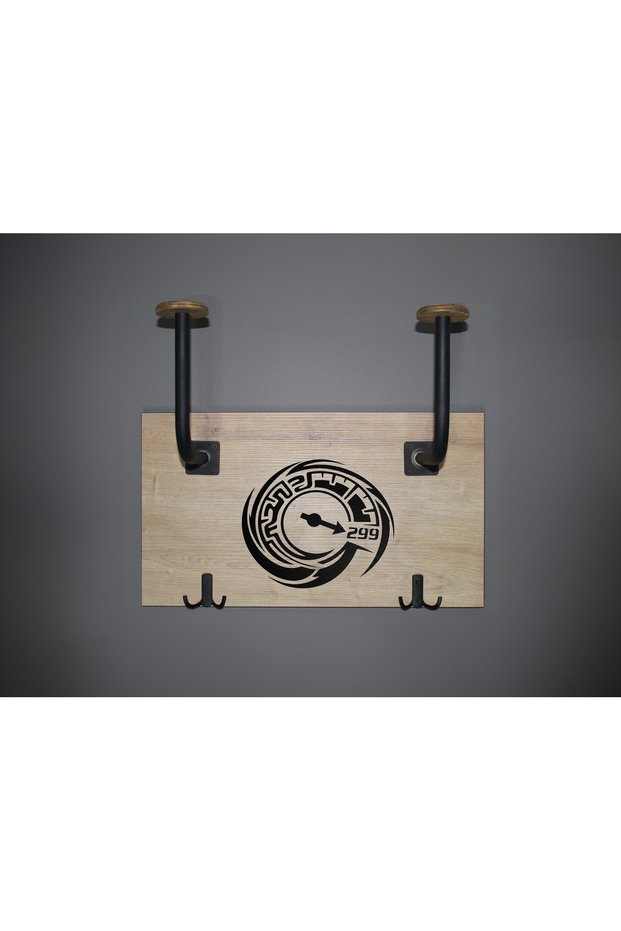 Decorative Helmet Hanger-Cadran 299 Design-Dual Motorcycle Helmet Hanger- Helmet Holder