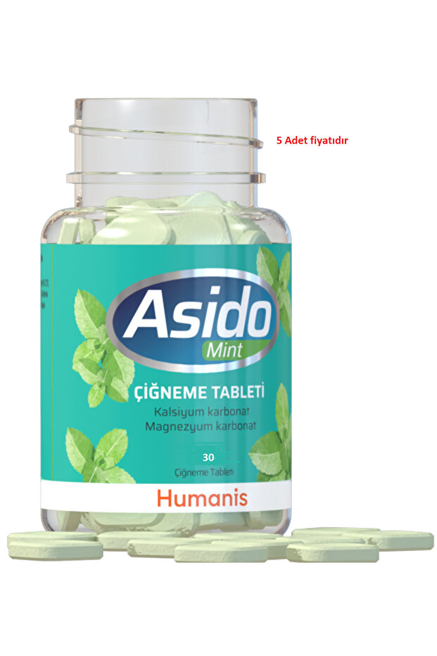 Asido Mint 30 Tablet-5 adet - 1