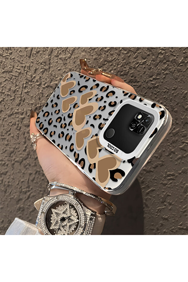 حافظة متوافقة مع هاتف Xiaomi Redmi 9C بنمط pardus، حافظة هاتف صلبة مضادة للسقوط - 3