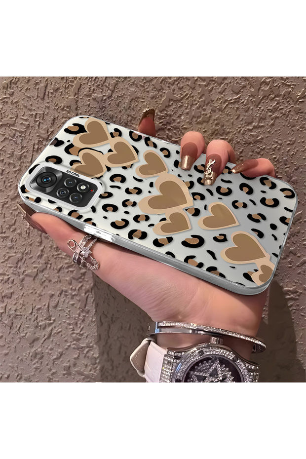 حافظة متوافقة مع هاتف Xiaomi Redmi Note 11 بنمط pardus حافظة هاتف صلبة - 2