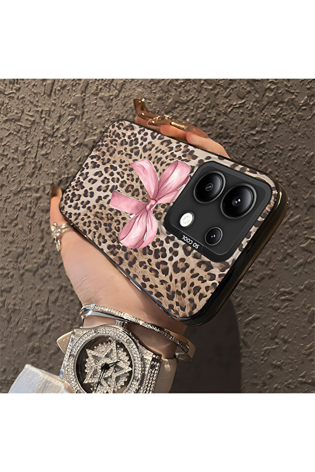 حافظة متوافقة مع هاتف Xiaomi Redmi Note 13 بنمط pardus حافظة هاتف صلبة - 3