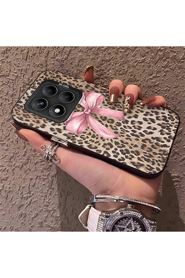 حافظة متوافقة مع هاتف Xiaomi Redmi Note 14 Pro 5G بنمط pardus حافظة هاتف صلبة - 2