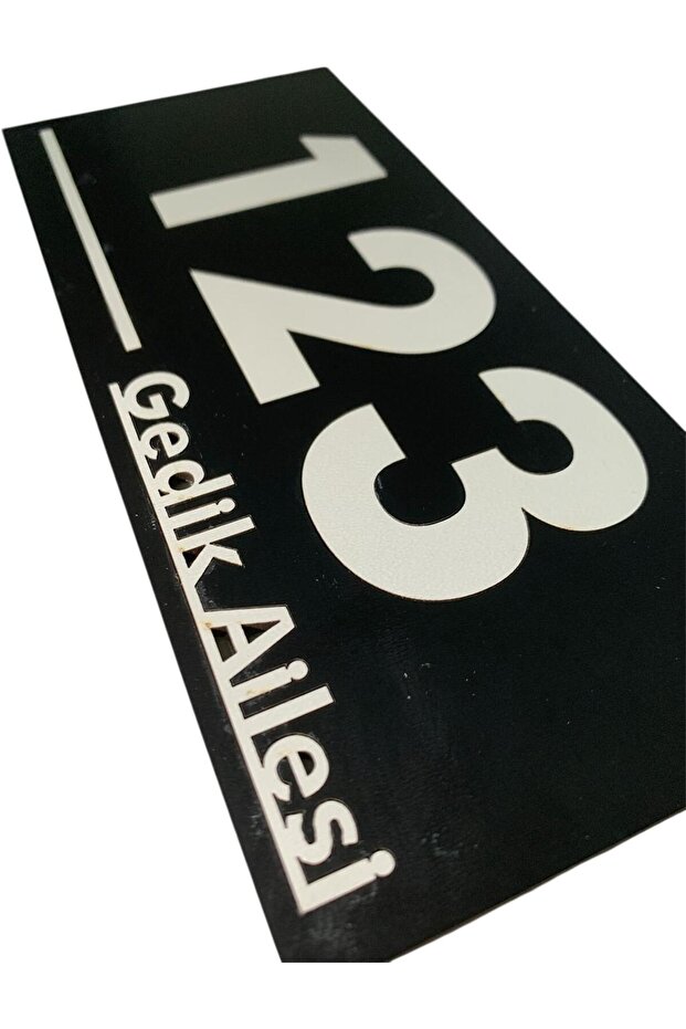 Ahşap Kapı Numaralığı - 3