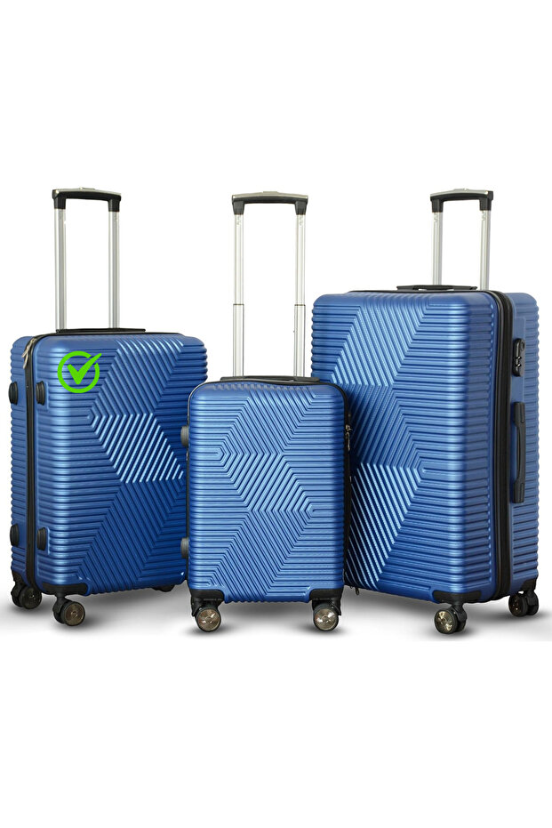 Hard Shell Lightweight ABS 24 Inch (20-25kg) Luggage, Combination Lock Suitcase
