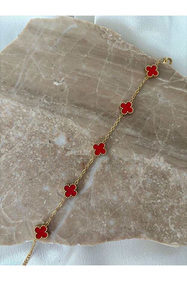 Yonca Model Çelik Bileklik - 2