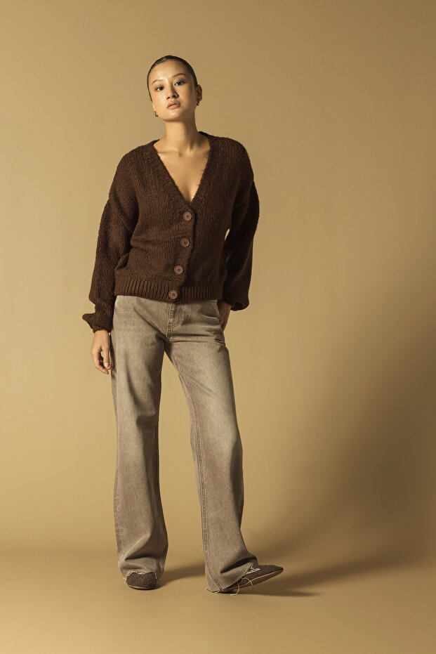 OVERSİZE TRİKO HIRKA - 2