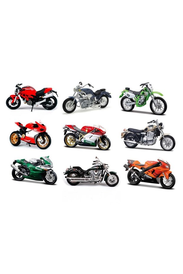 1:18 Nessiworld Motorcycle (Price Is for One Piece)