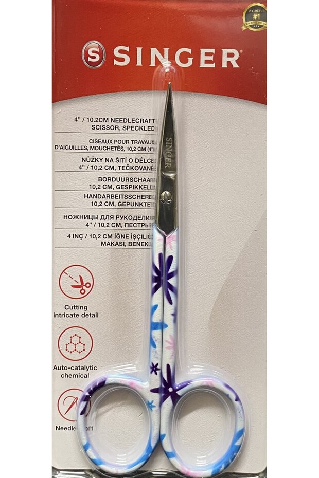Curved Tip Colored Embroidery Scissors 250014903