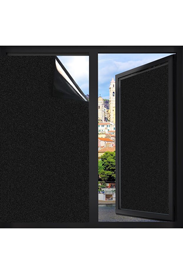 Frosted Window Film Static Cling Privacy UV Heat Control 40x100cm