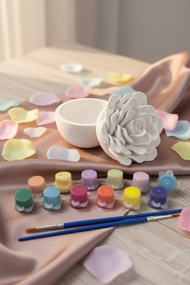 ÇİÇEK KUTU BOYAMA SETİ - 3