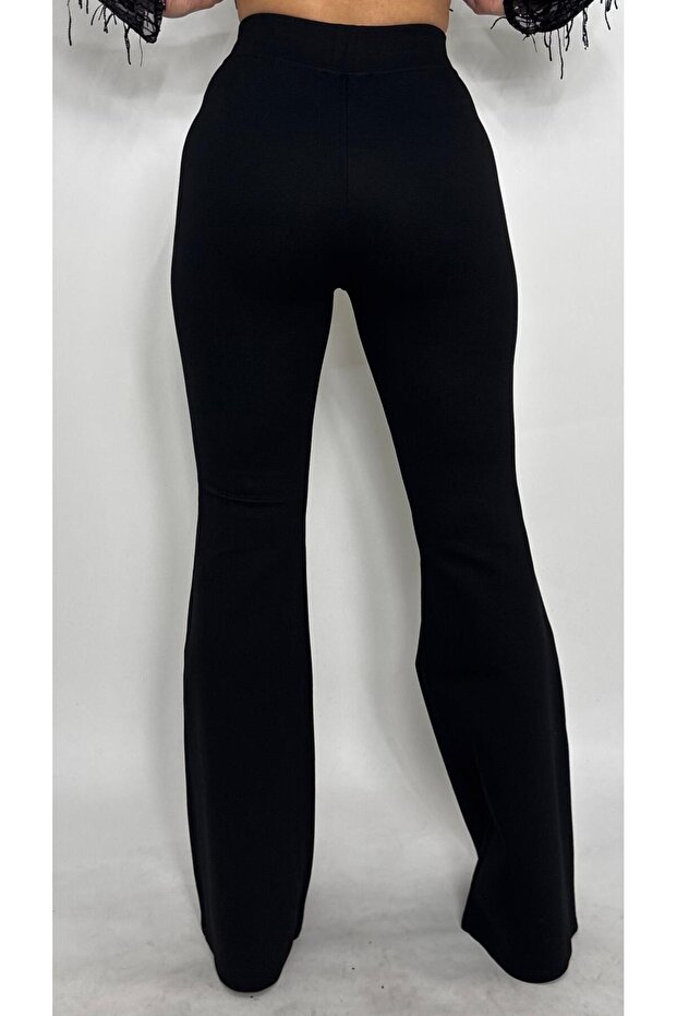 İSPANYOL PAÇA ÇELİK KUMAŞ TAYT - 5