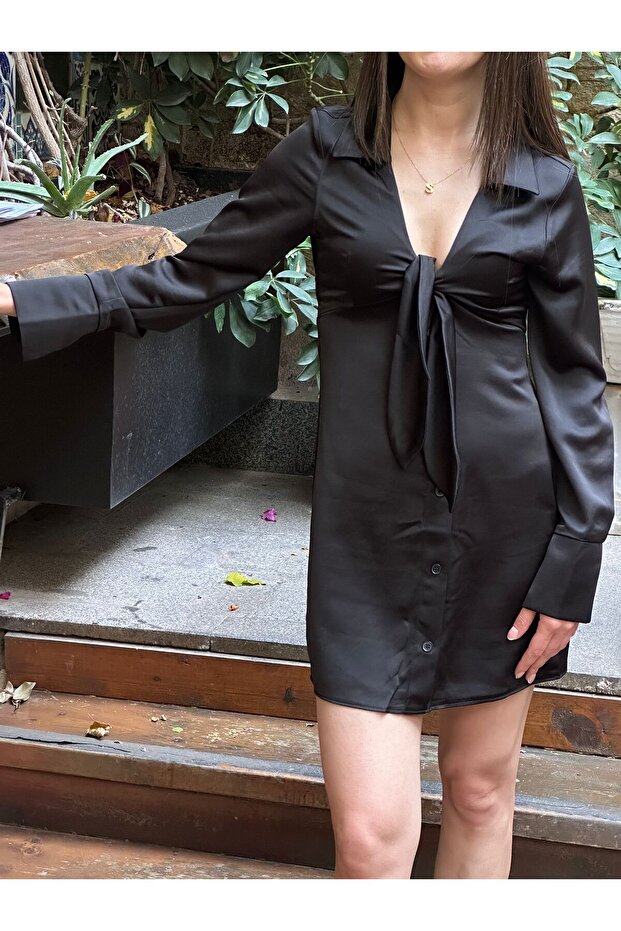 DAYLİN ELBİSE SİYAH - 1