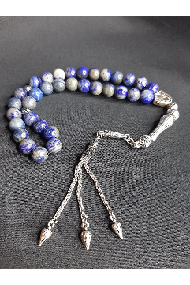 Lapis Lazuli Natural Stone Prayer Beads Both Stylish and Classy (Product with Box)