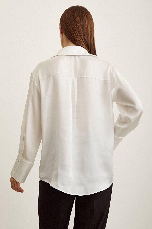 Basic Saten Gömlek - 2